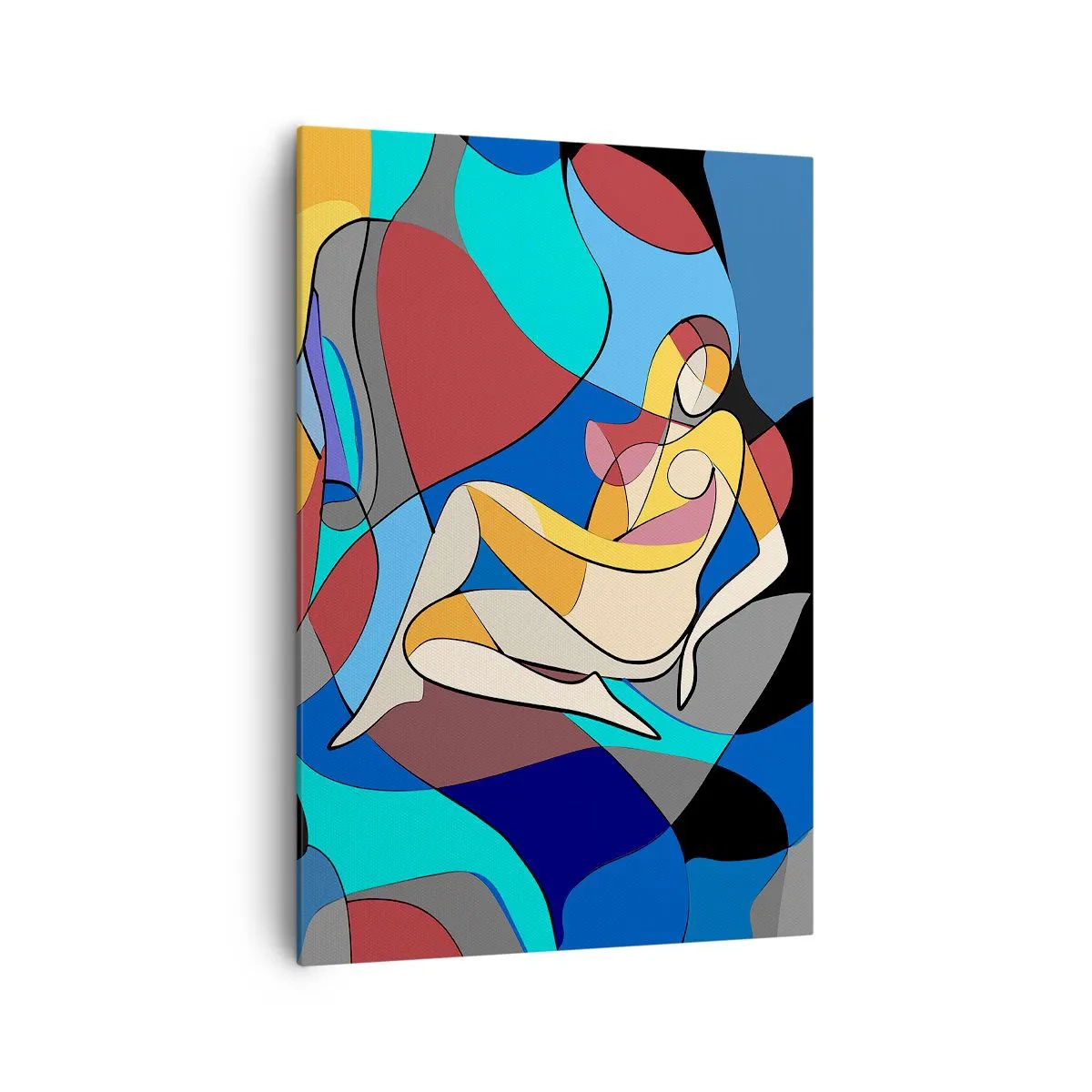 Tablou pe pânză - Nudul cubist - 70x100 cm
