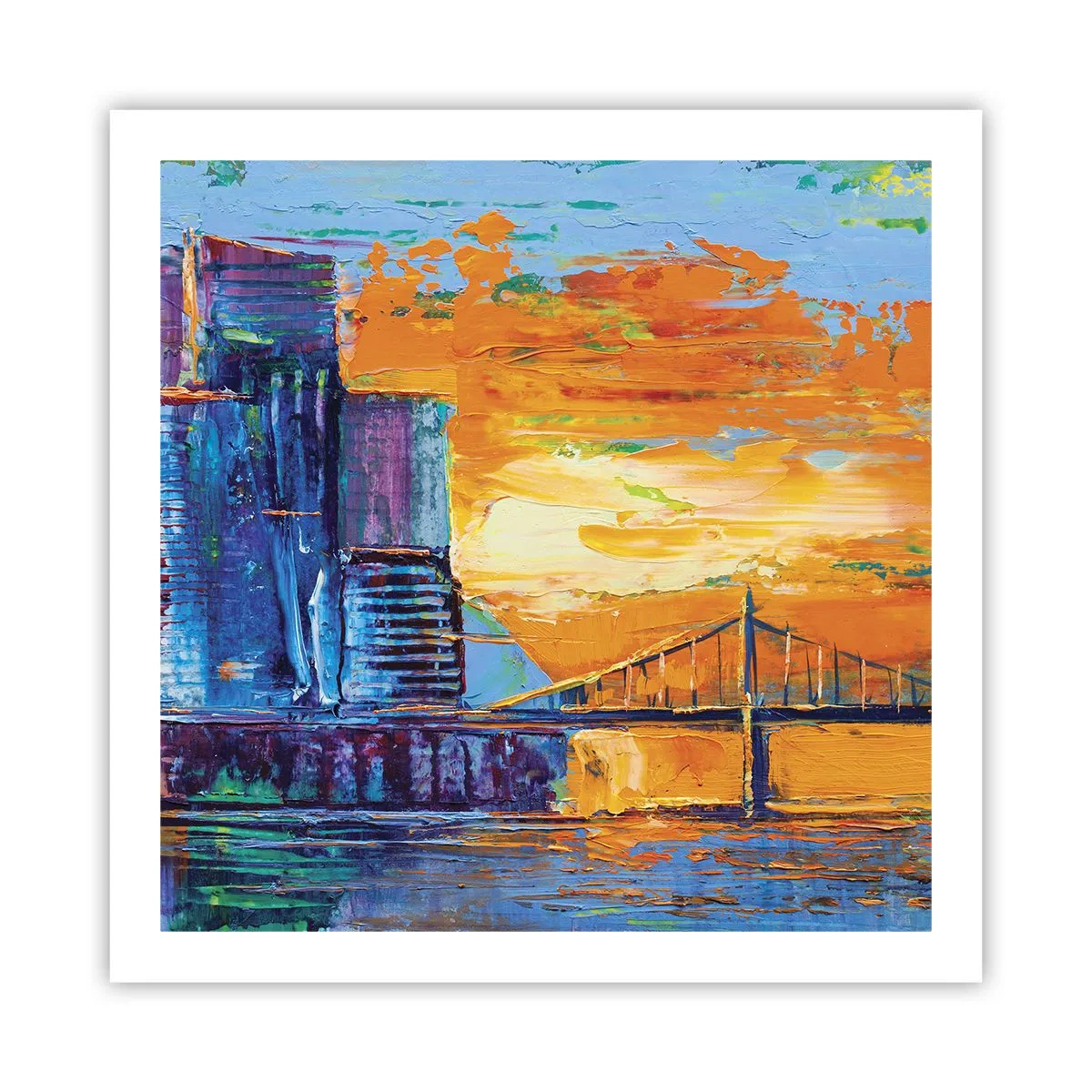 Poster - Cultură și natură - 60x60 cm