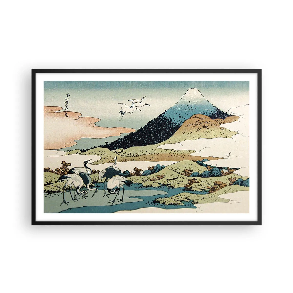 Poster în ramă neagră - În mod japonez - 91x61 cm