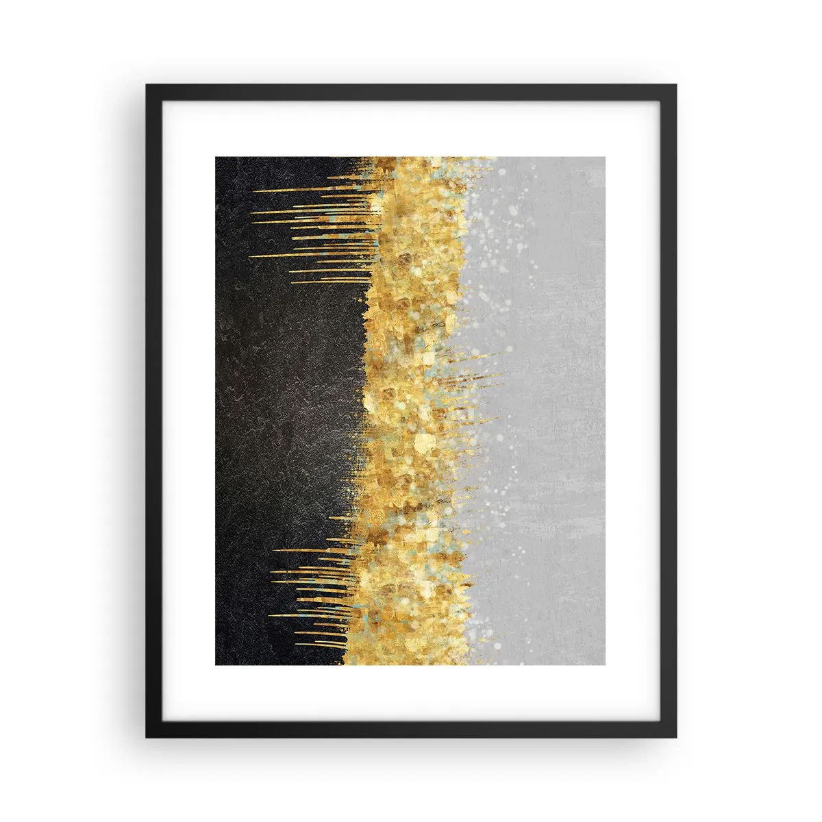 Poster în ramă neagră - Înăuntru și în sus - 40x50 cm
