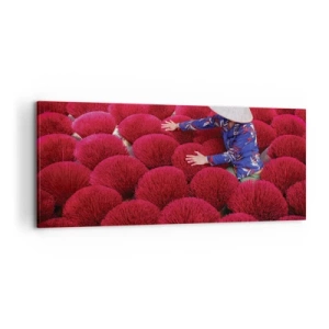 Tablou pe pânză - Într-un câmp de orez - 120x50 cm