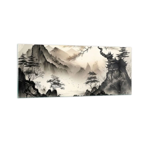 Tablou pe sticlă - Farmecul unic al Orientului - 100x40 cm