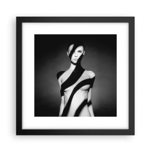 Poster în ramă neagră - La strălucire și la umbră - 30x30 cm