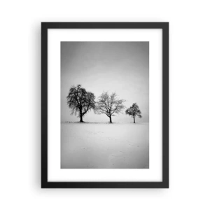 Poster în ramă neagră - La ce visează? - 30x40 cm