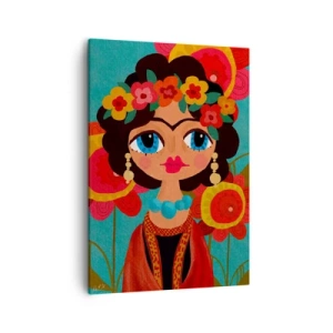 Tablou pe pânză - Fecioara macilor - 50x70 cm