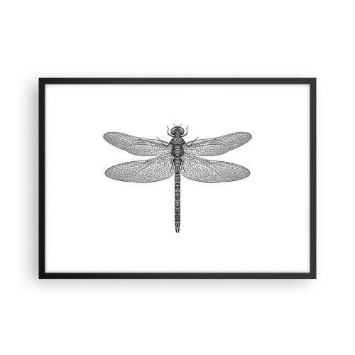 Poster în ramă neagră - Precizia naturii - 70x50 cm