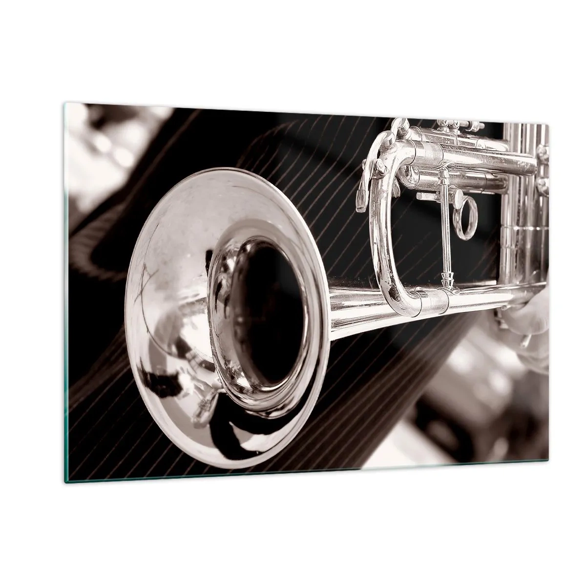Tablou pe sticlă - O călătorie muzicală în anii `30 - 120x80 cm