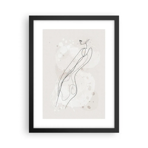 Poster în ramă neagră - Să rătăcești cu privirea - 30x40 cm