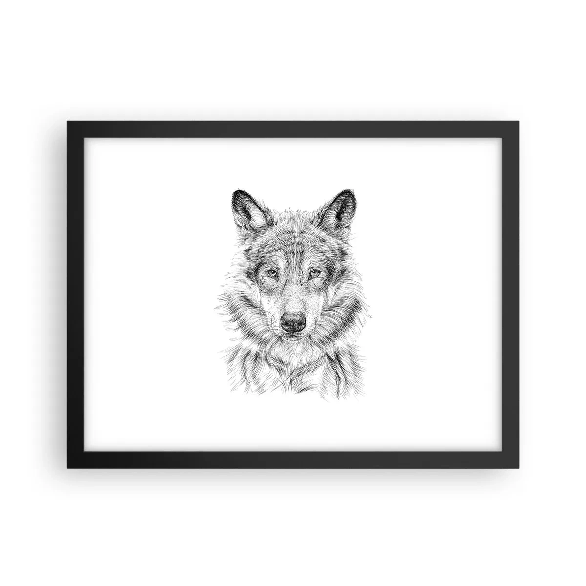 Poster în ramă neagră - Un lider înnăscut - 40x30 cm