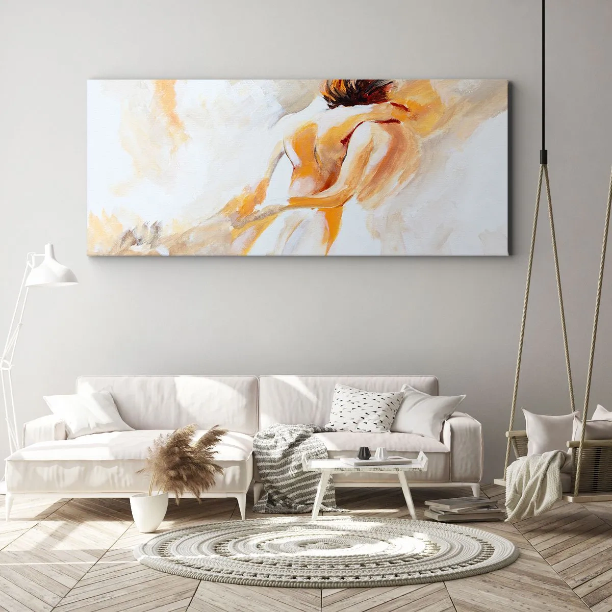 Tablou pe pânză - În cerul proximității - 100x40 cm