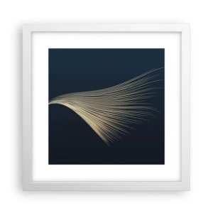 Poster în ramă albă - Ca părul unui înger - 30x30 cm