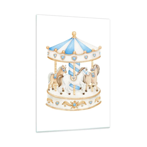 Tablou pe sticlă - Copilărie dulce - 50x70 cm