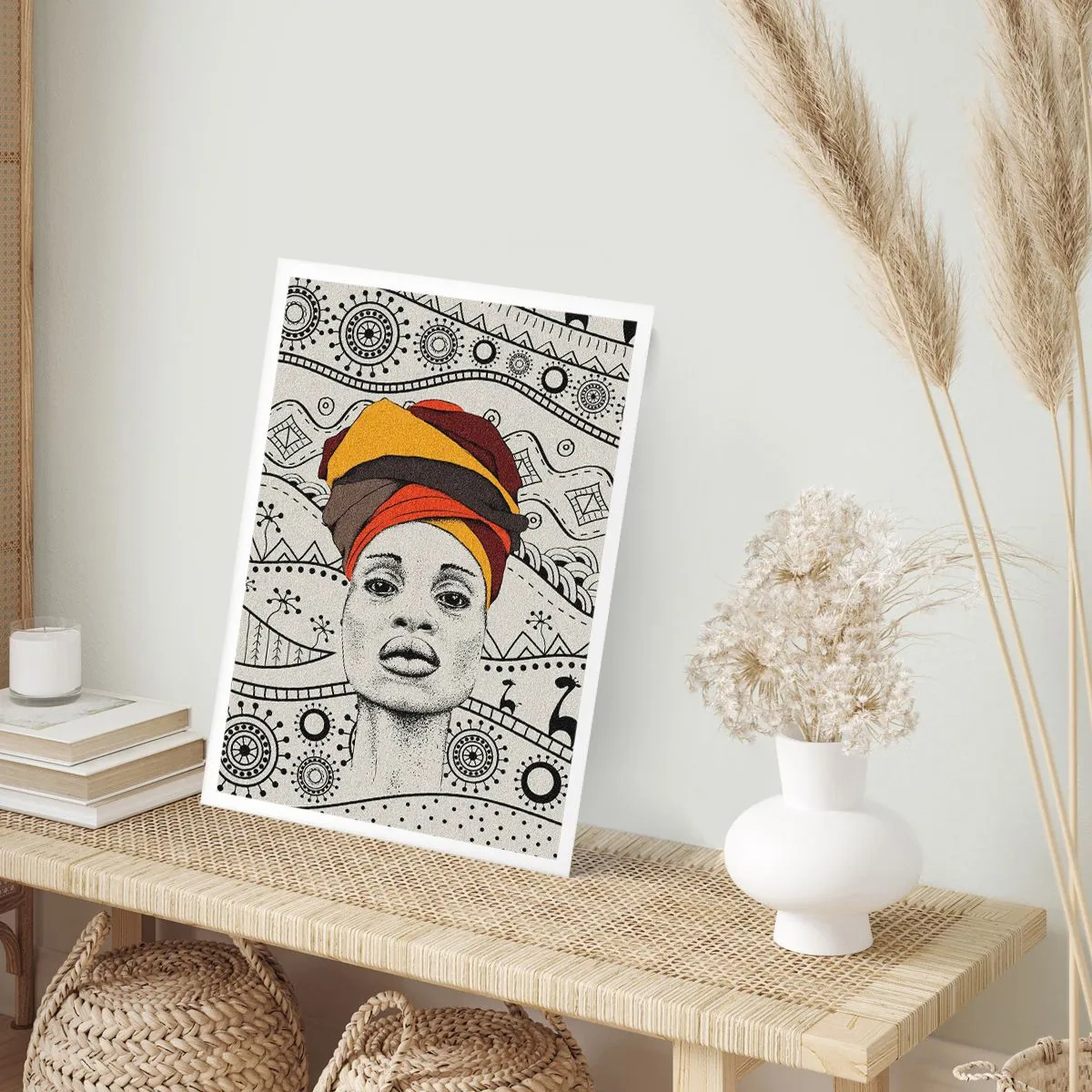 Poster - Portret african - 40x50 cm