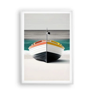 Poster în ramă albă - În locul ei - 70x100 cm