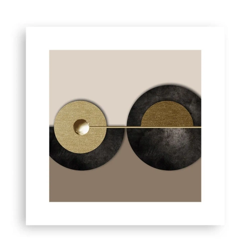 Poster - Variații în jurul unui cerc - 30x30 cm