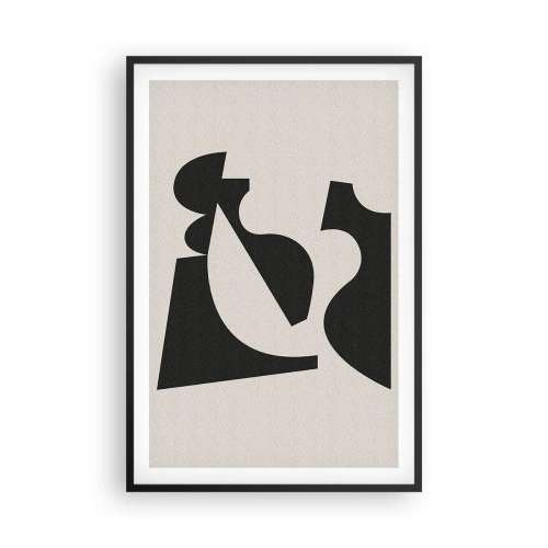 Poster în ramă neagră - Pentru autoasamblare - 61x91 cm