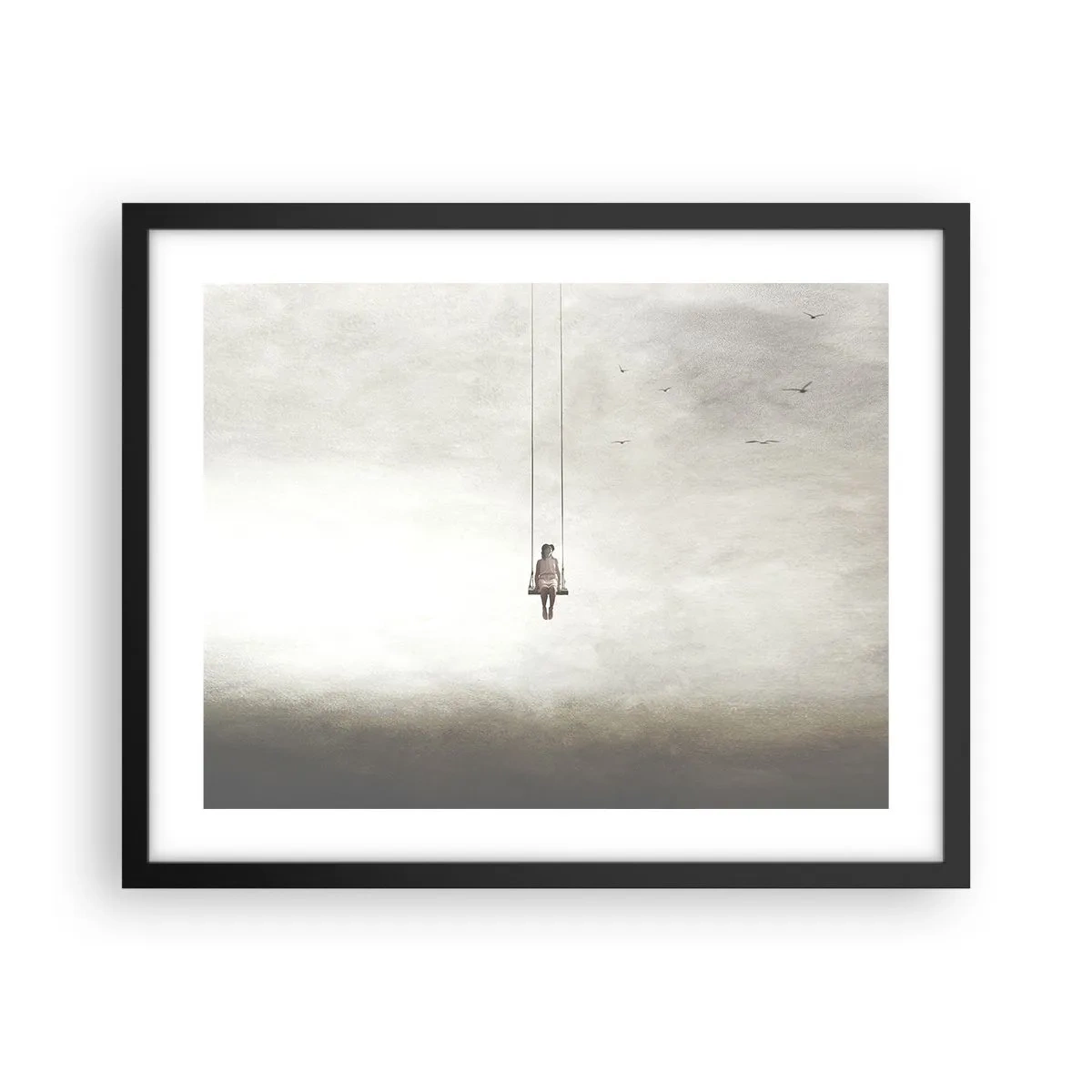 Poster în ramă neagră - Copilul din noi - 50x40 cm