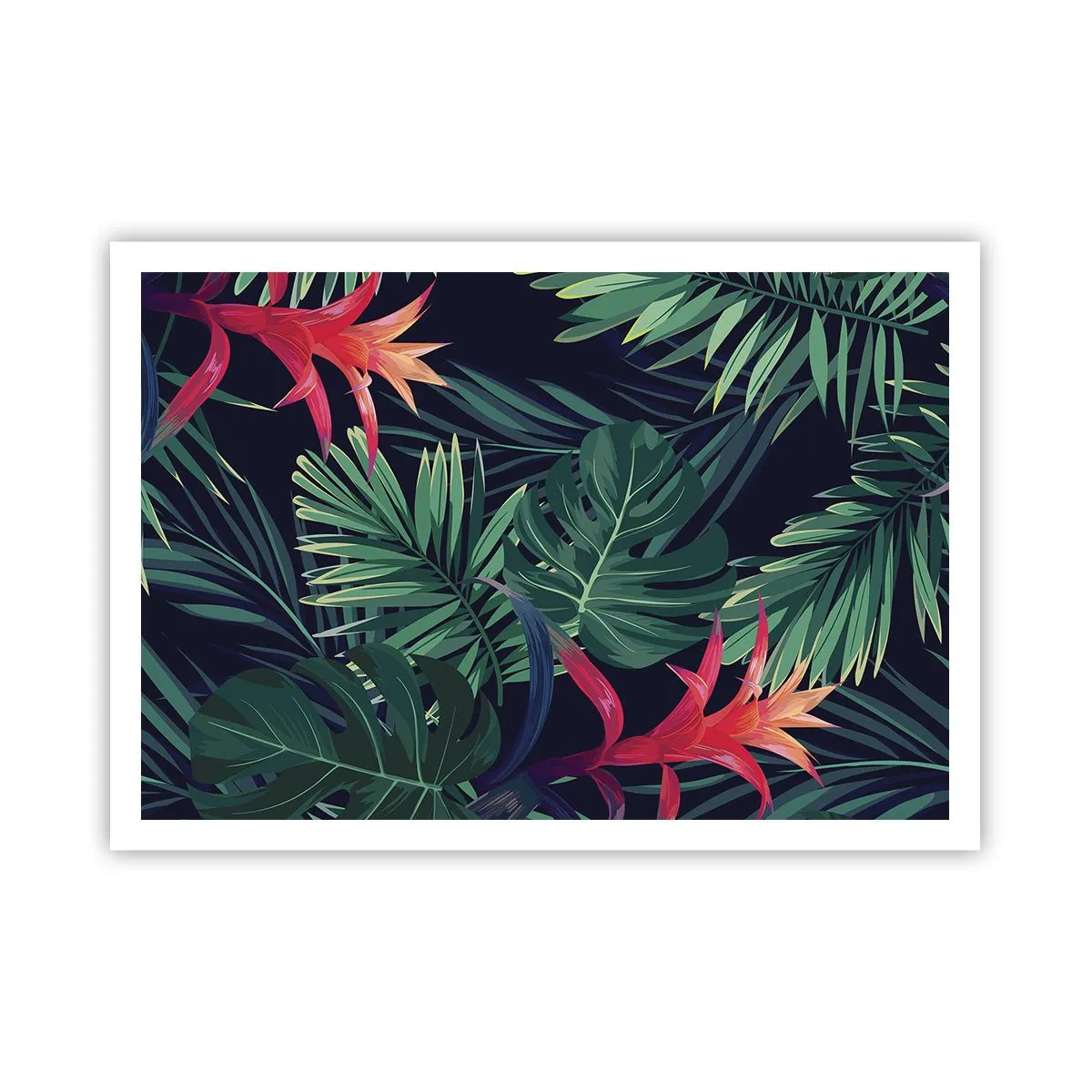 Poster - Flacăra verde - 100x70 cm