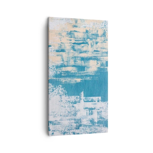 Tablou pe pânză - Prin ţurţur de gheață - 45x80 cm