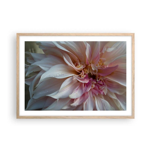 Poster în ramă de stejar deschis - Prospețime înfloritoare - 70x50 cm