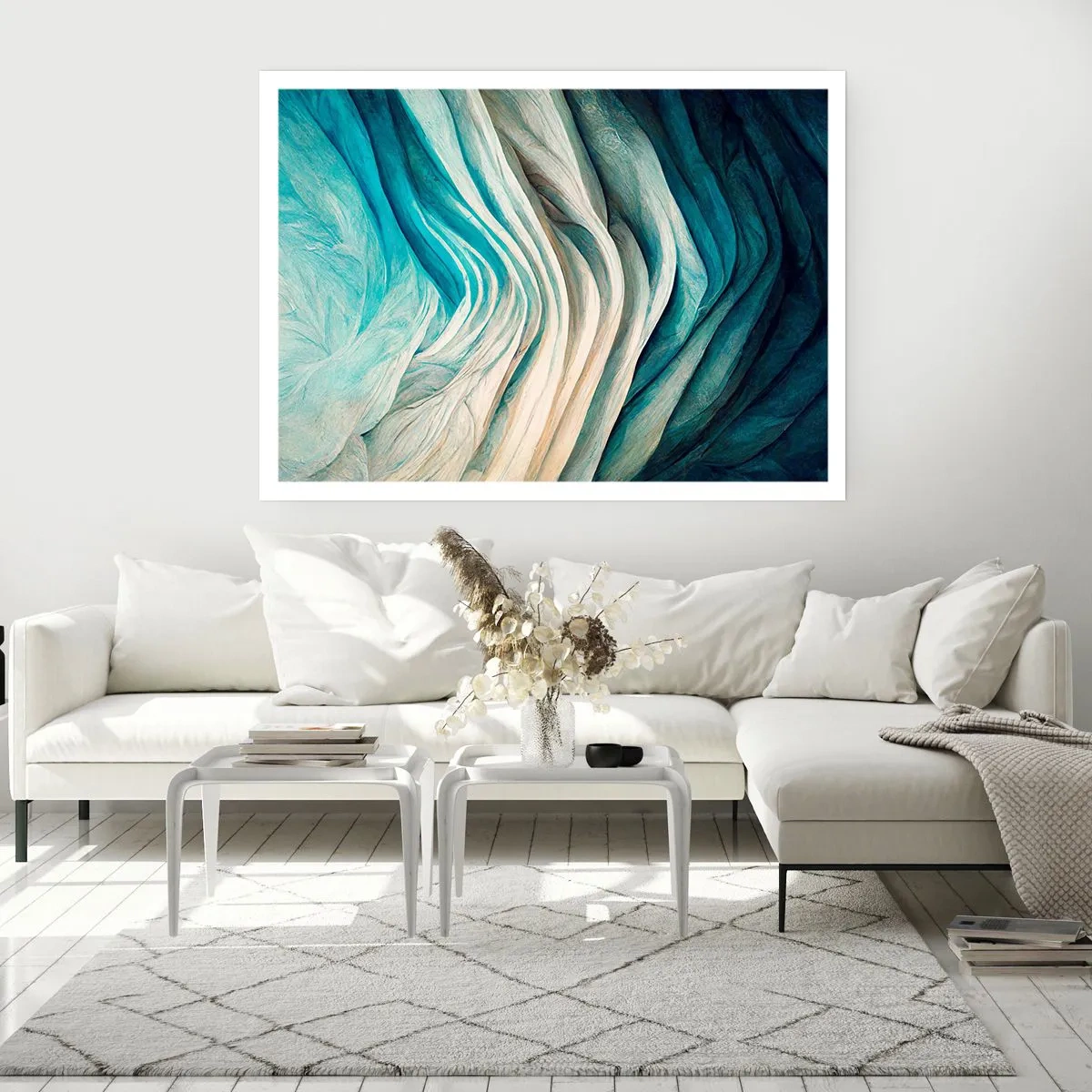 Poster - Insațiabilitate albastră - 70x50 cm