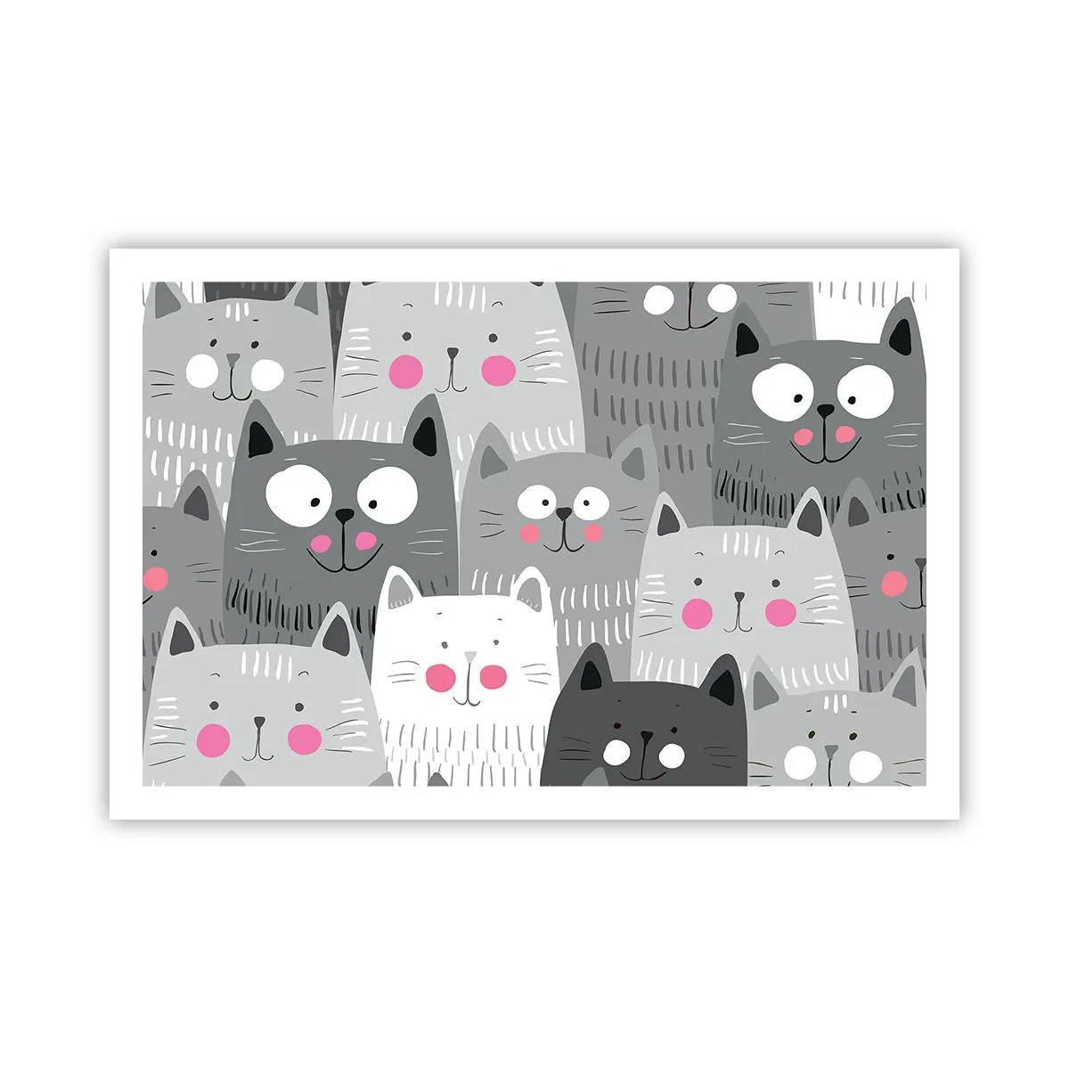 Poster - Lumea felină - 91x61 cm