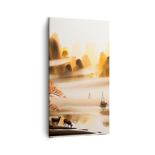Tablou pe pânză - Mai departe decât Orientul Îndepărtat - 45x80 cm