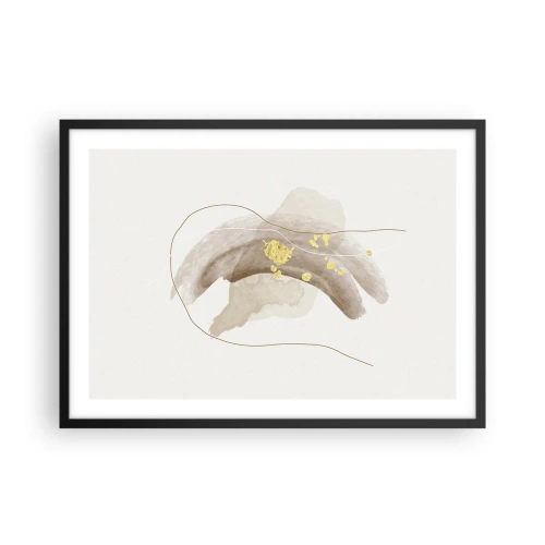 Poster în ramă neagră - Întâlnite în spațiu - 70x50 cm