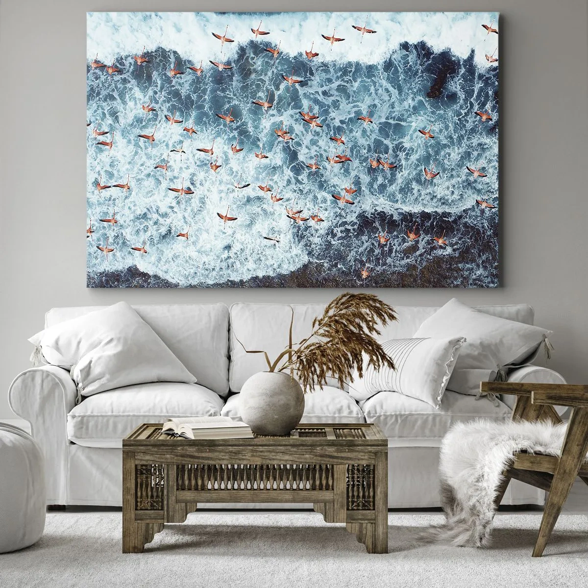 Tablou pe pânză - Parada de la malul mării - 70x50 cm