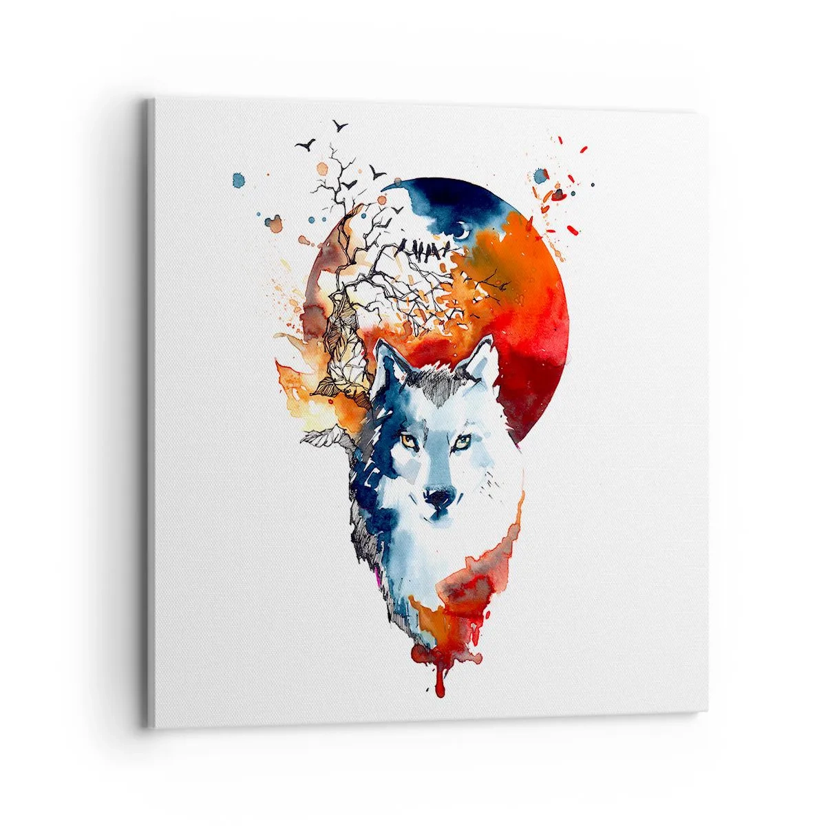 Tablou pe pânză - Bot în bot cu noaptea - 70x70 cm