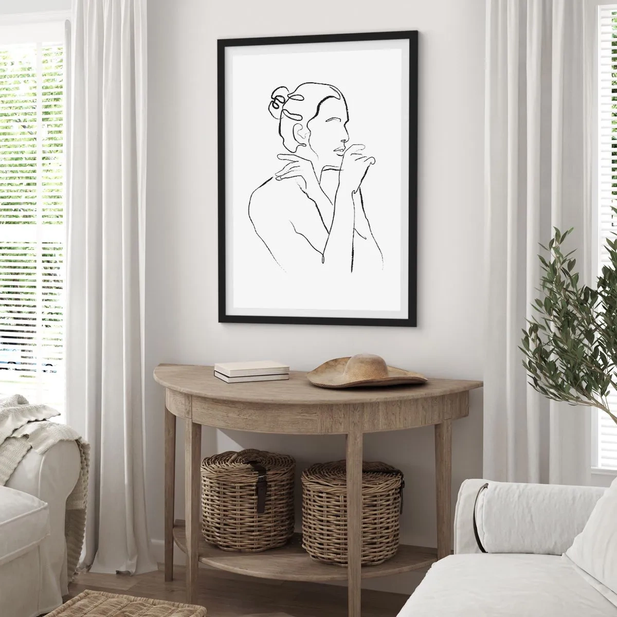 Poster în ramă neagră - Actul: un mister senzual - 61x91 cm