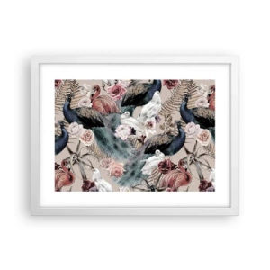 Poster în ramă albă - În grădina palatului - 40x30 cm