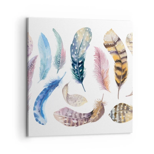 Tablou pe pânză - Ușoare și colorate - 60x60 cm