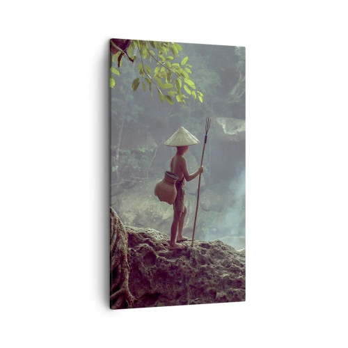 Tablou pe pânză - Prietenul naturii - 45x80 cm