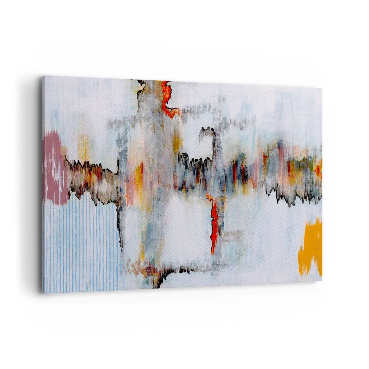 Tablou pe pânză - Cu bățul pe apă - 120x80 cm
