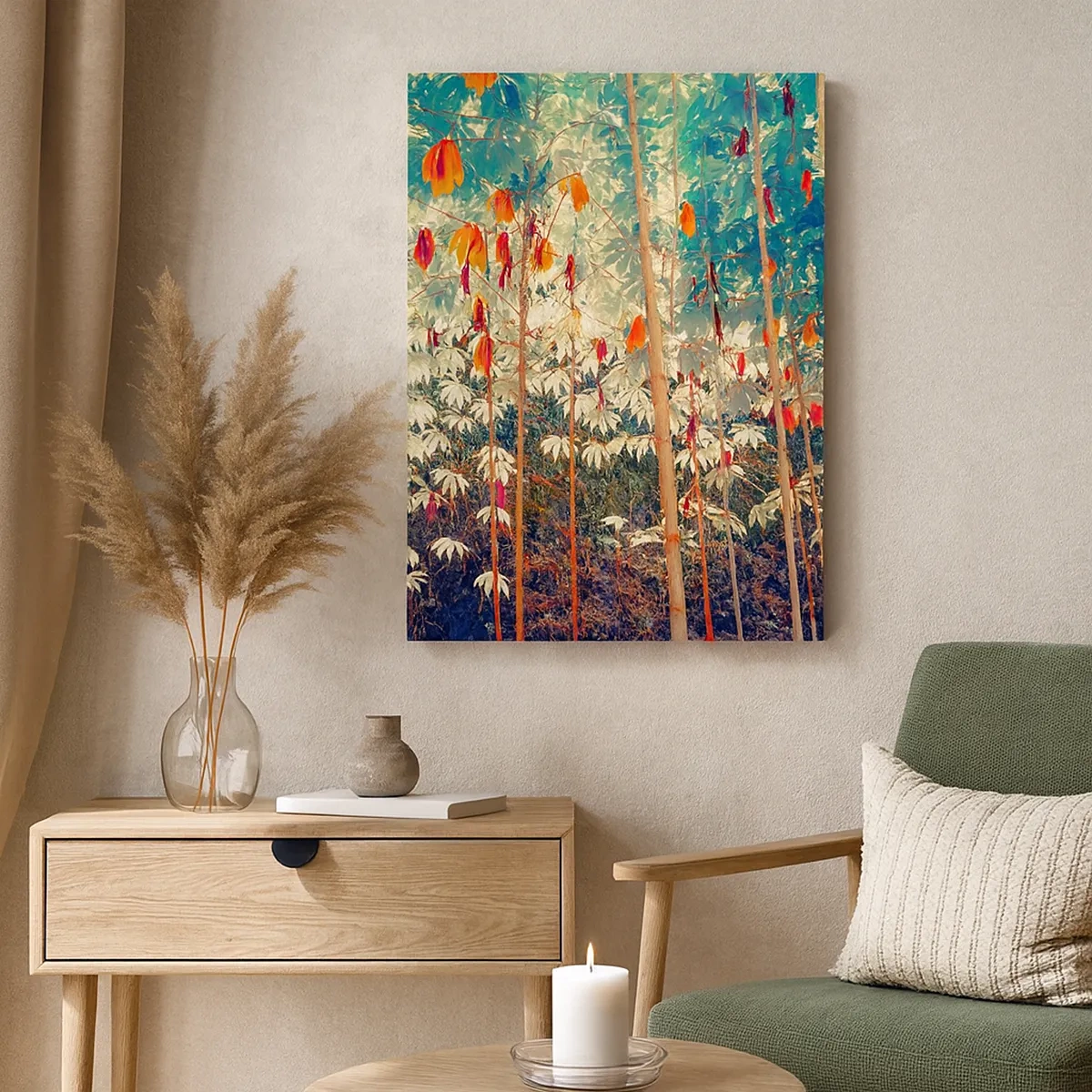 Tablou pe pânză - Viața secretă a frunzelor - 50x70 cm