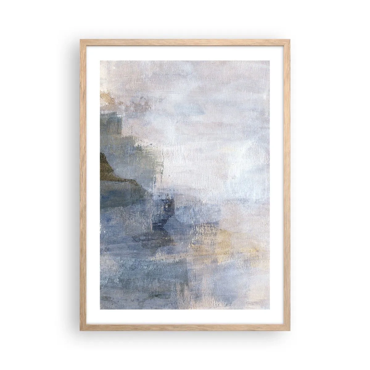 Poster în ramă de stejar deschis - Tonuri și acorduri de culoare - 50x70 cm