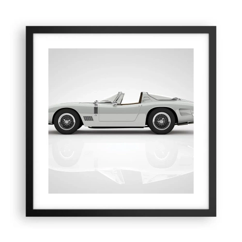 Poster în ramă neagră - Promisiunea distracției - 40x40 cm