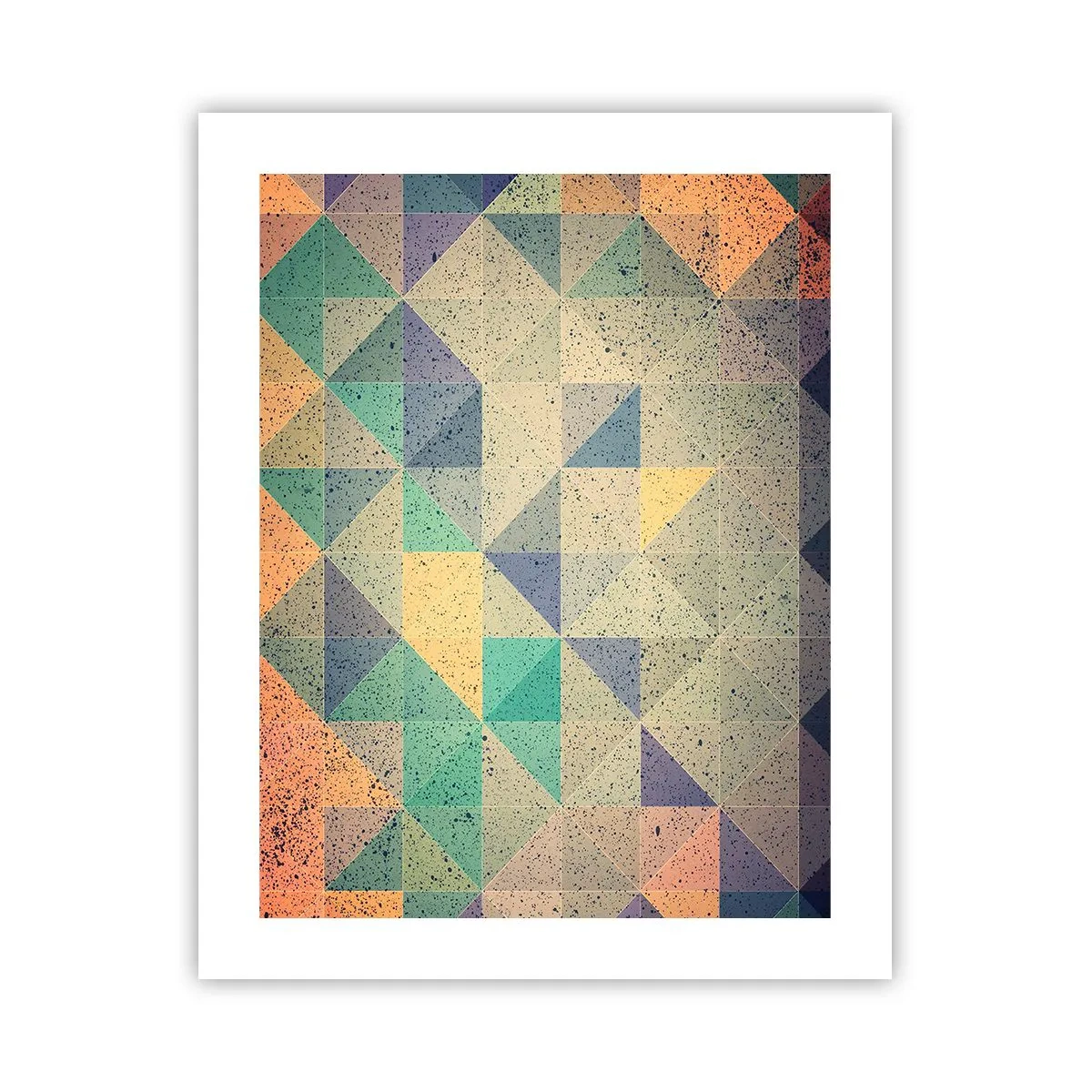 Poster - Republica triunghiurilor - 40x50 cm