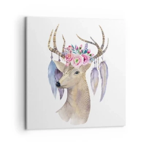 Tablou pe pânză - Ghidul sufletului - blând, inocent - 50x50 cm