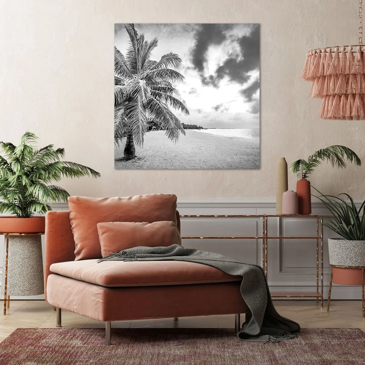 Tablou pe pânză - Când tânjești după singurătate... - 70x70 cm