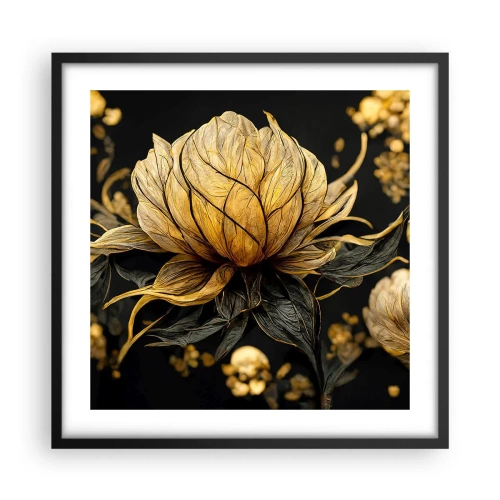 Poster în ramă neagră - Fragilitate subtilă - 50x50 cm