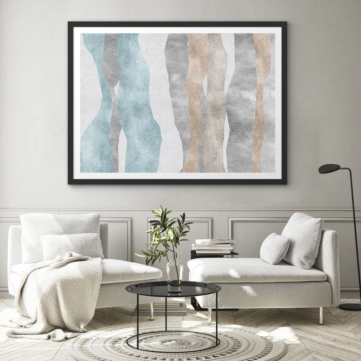 Poster în ramă neagră - Studiu de proximitate - 40x30 cm