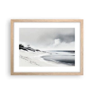 Poster în ramă de stejar deschis - Întotdeauna împreună - 40x30 cm