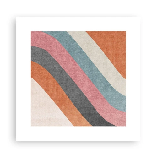 Poster - Compoziție diagonală - mișcare - 30x30 cm