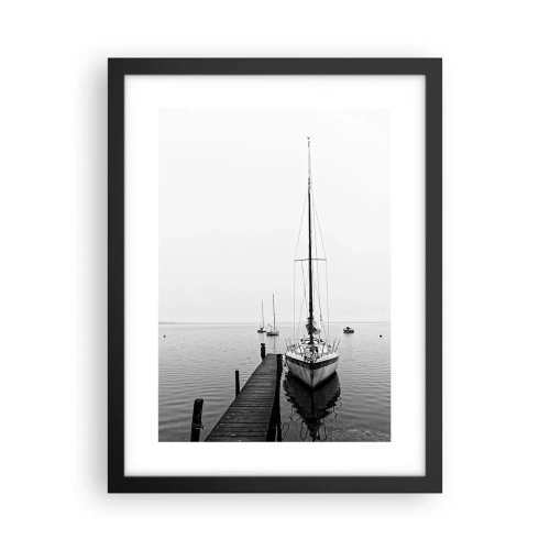 Poster în ramă neagră - Gata de plecare - 30x40 cm
