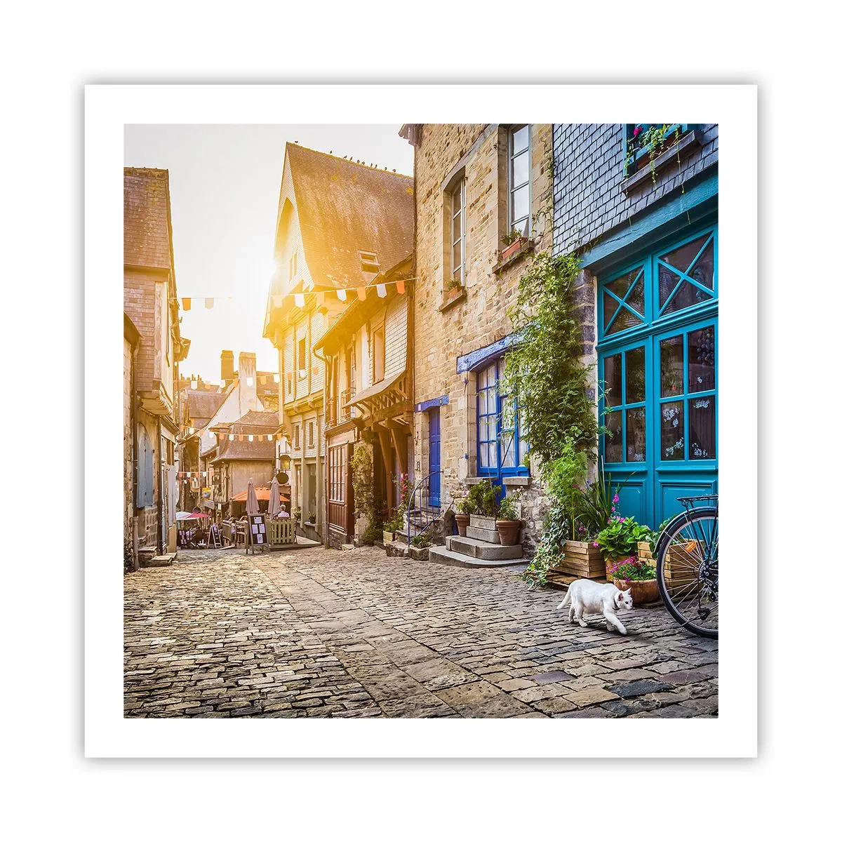 Poster - Fantoma albă a orașului - 60x60 cm