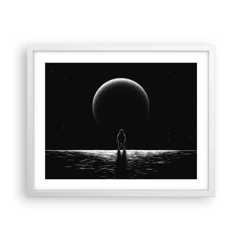 Poster în ramă albă - Față în față - 50x40 cm