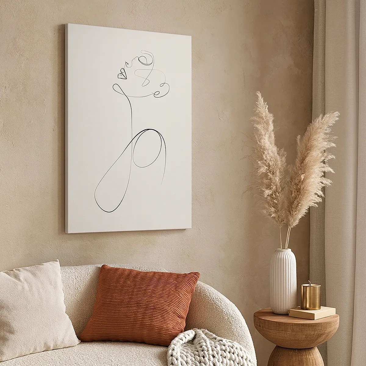 Tablou pe pânză - Încâlcită în vise - 50x70 cm