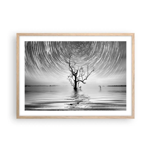Poster în ramă de stejar deschis - O simfonie a naturii - 70x50 cm